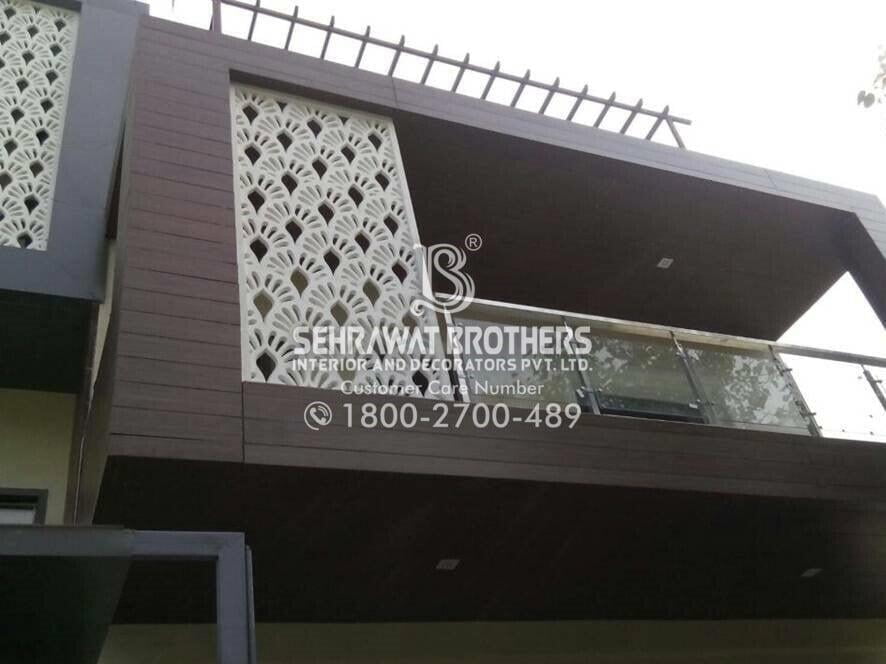 Get Waterproof WPC Frame, Free with Exterior Facade Jali Thickness